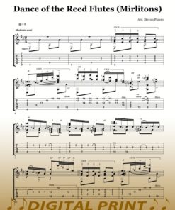 Dance of the Reed Flutes guitar sheet music by Stevan Pasero