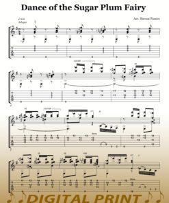 Dance Of The Suger Plum Fairy guitar sheet music by Stevan Pasero