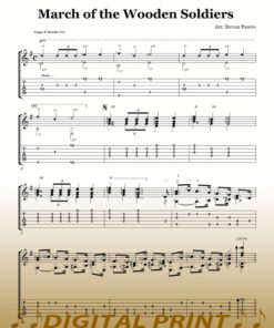 March of the Wooden Soldiers guitar sheet music by Stevan Pasero