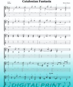 Stevan Pasero Print Sheet Music: Catalonian Fantasia music score for guitar