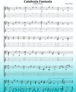 Stevan Pasero Print Music Score: Catalonian Fantasia (Student Version) sheet music